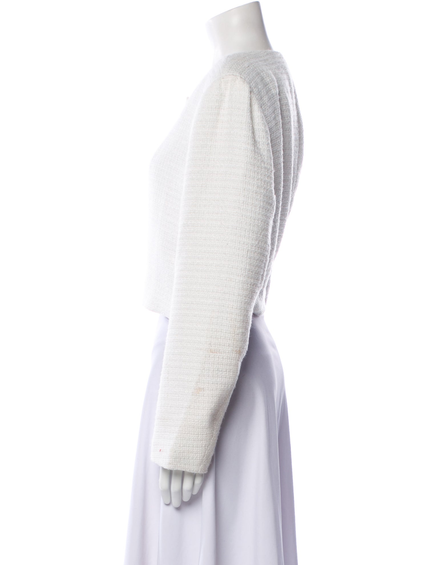 Reformation Cashmere Tweed Pattern Bolero