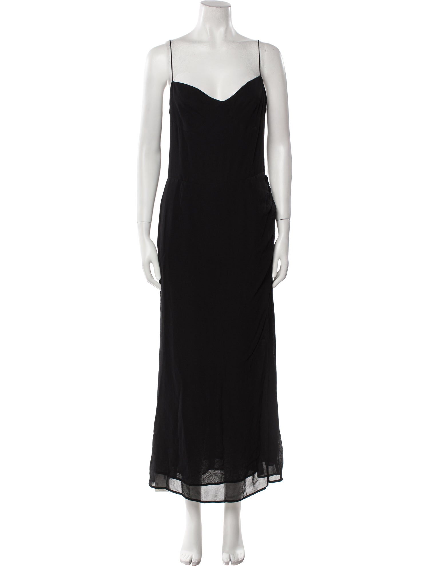 Reformation V-Neck Long Dress