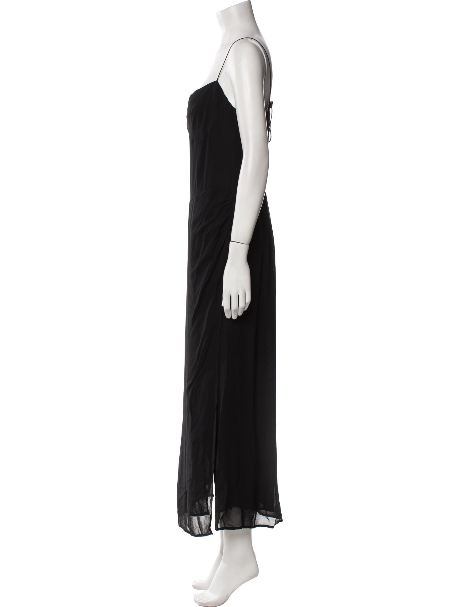 Reformation V-Neck Long Dress