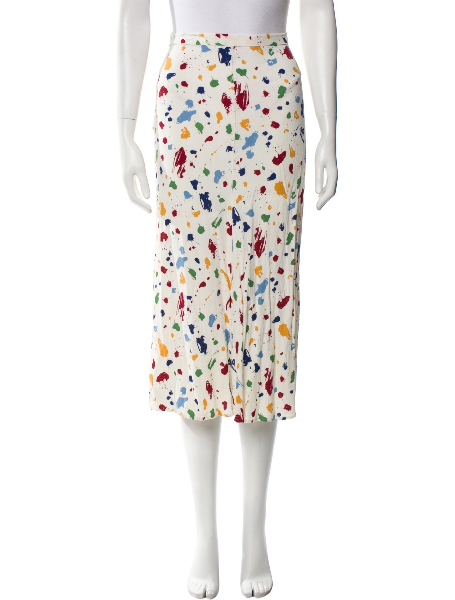 Reformation Printed Midi Length Skirt