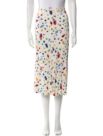 Reformation Printed Midi Length Skirt