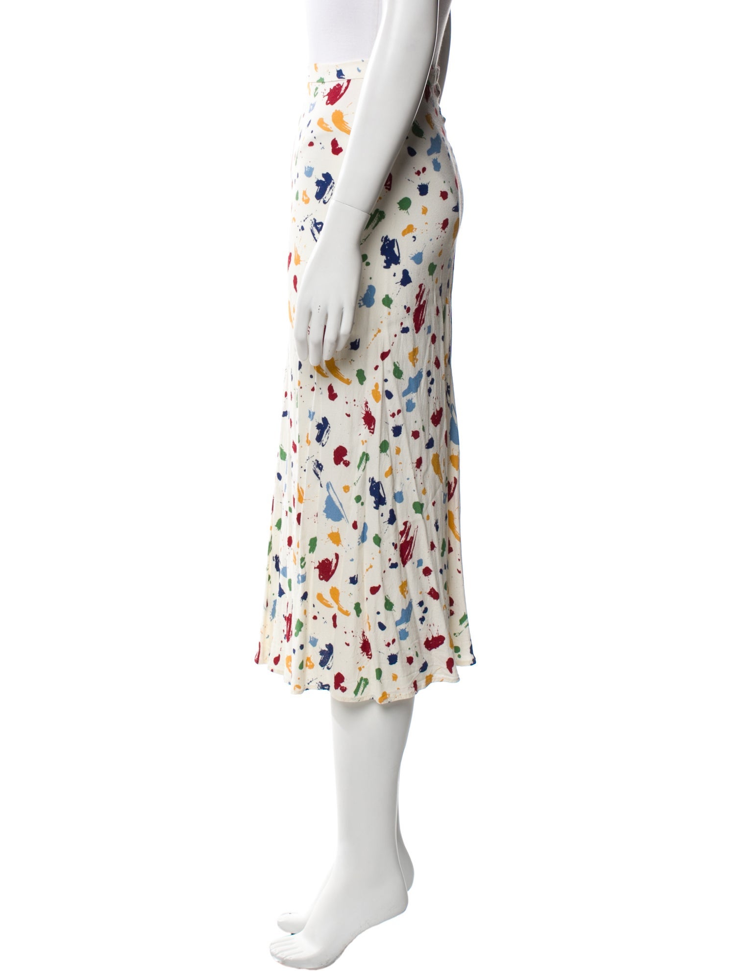 Reformation Printed Midi Length Skirt