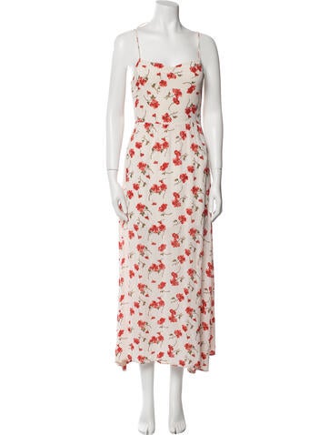 Reformation Dresses Floral Print Long Dress M