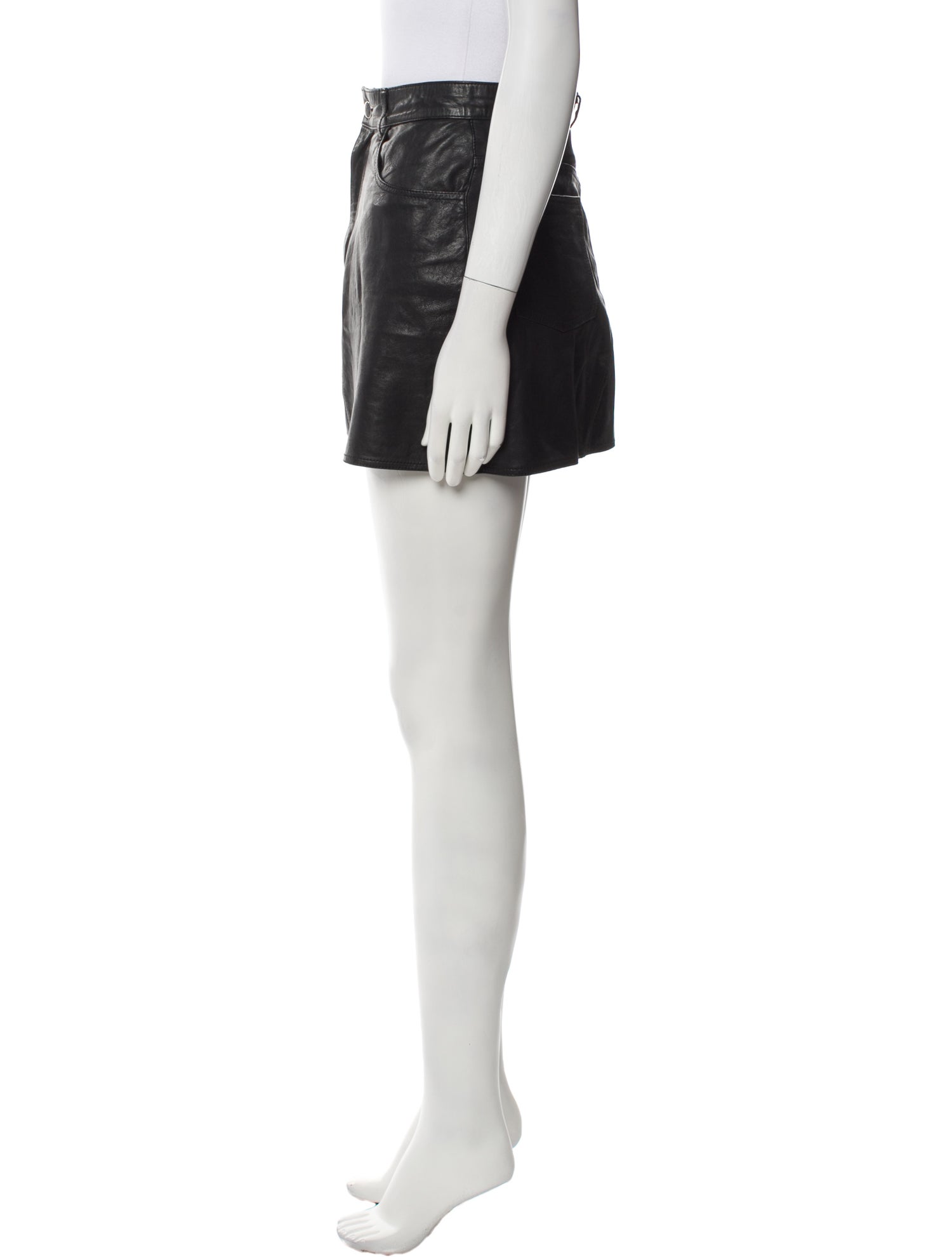 Reformation Leather Mini Skirt