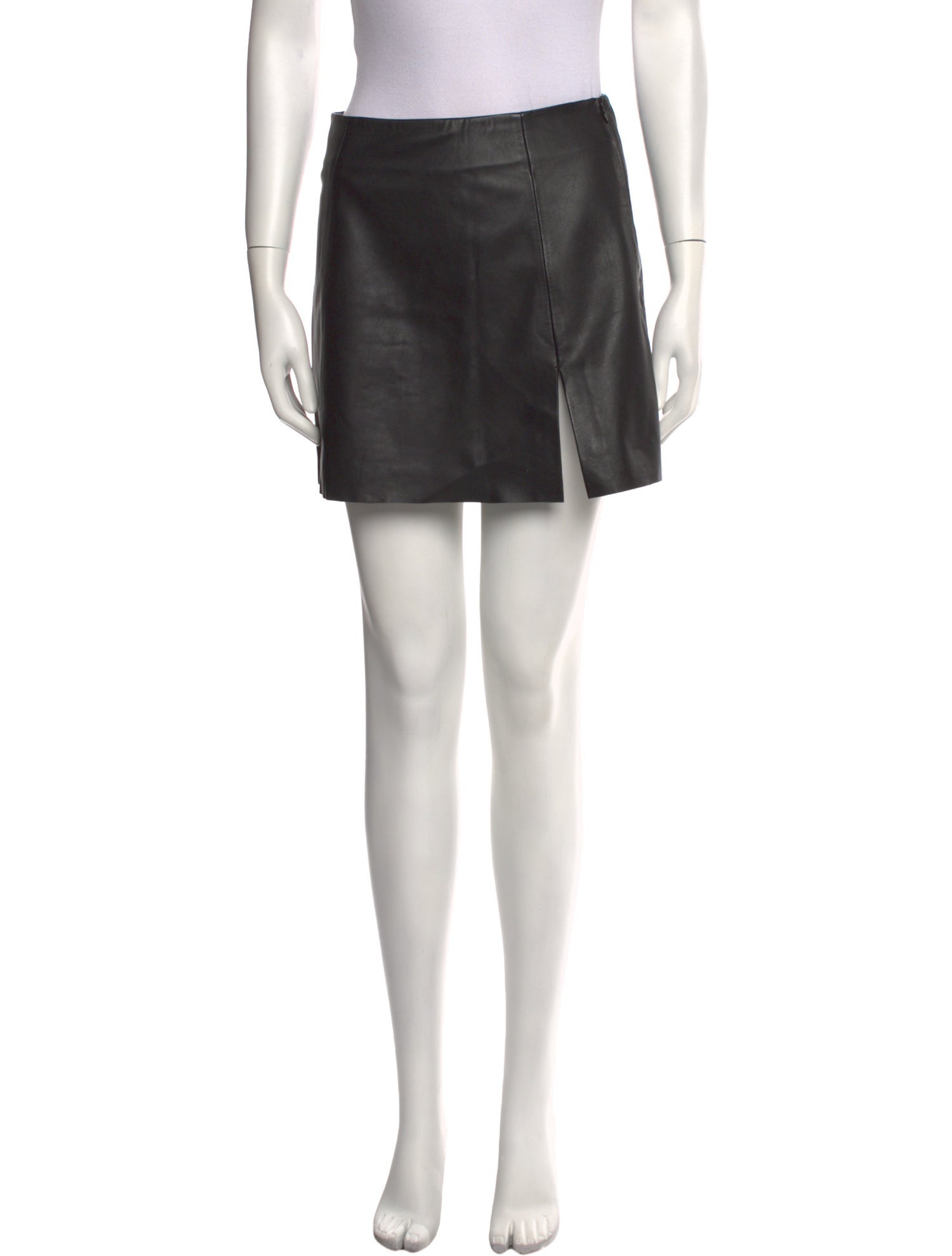 Reformation Leather Mini Skirt