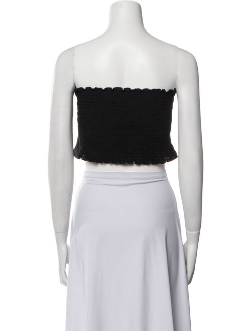 Reformation Linen Strapless Crop Top