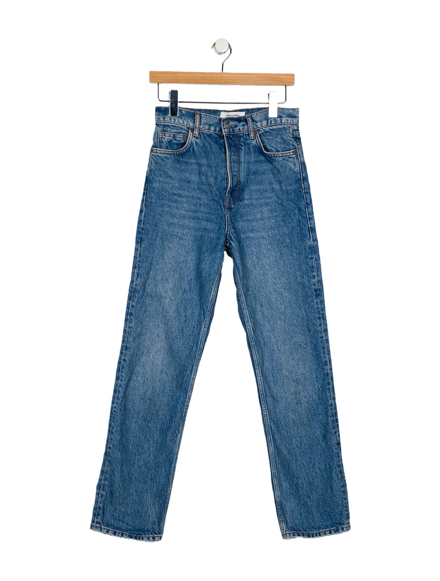 Reformation High-Rise Straight Leg Jeans