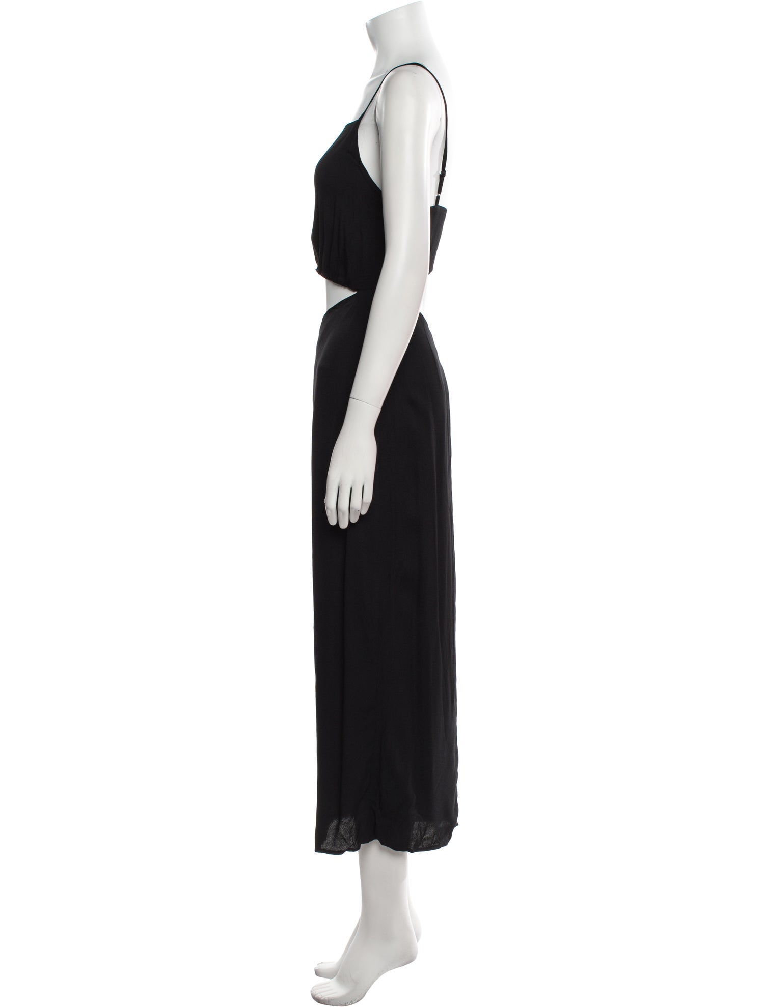 Reformation Square Neckline Midi Length Dress