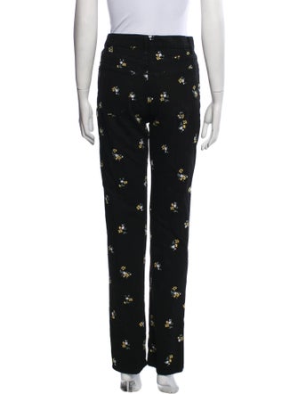 Reformation Floral Print Straight Leg Pants