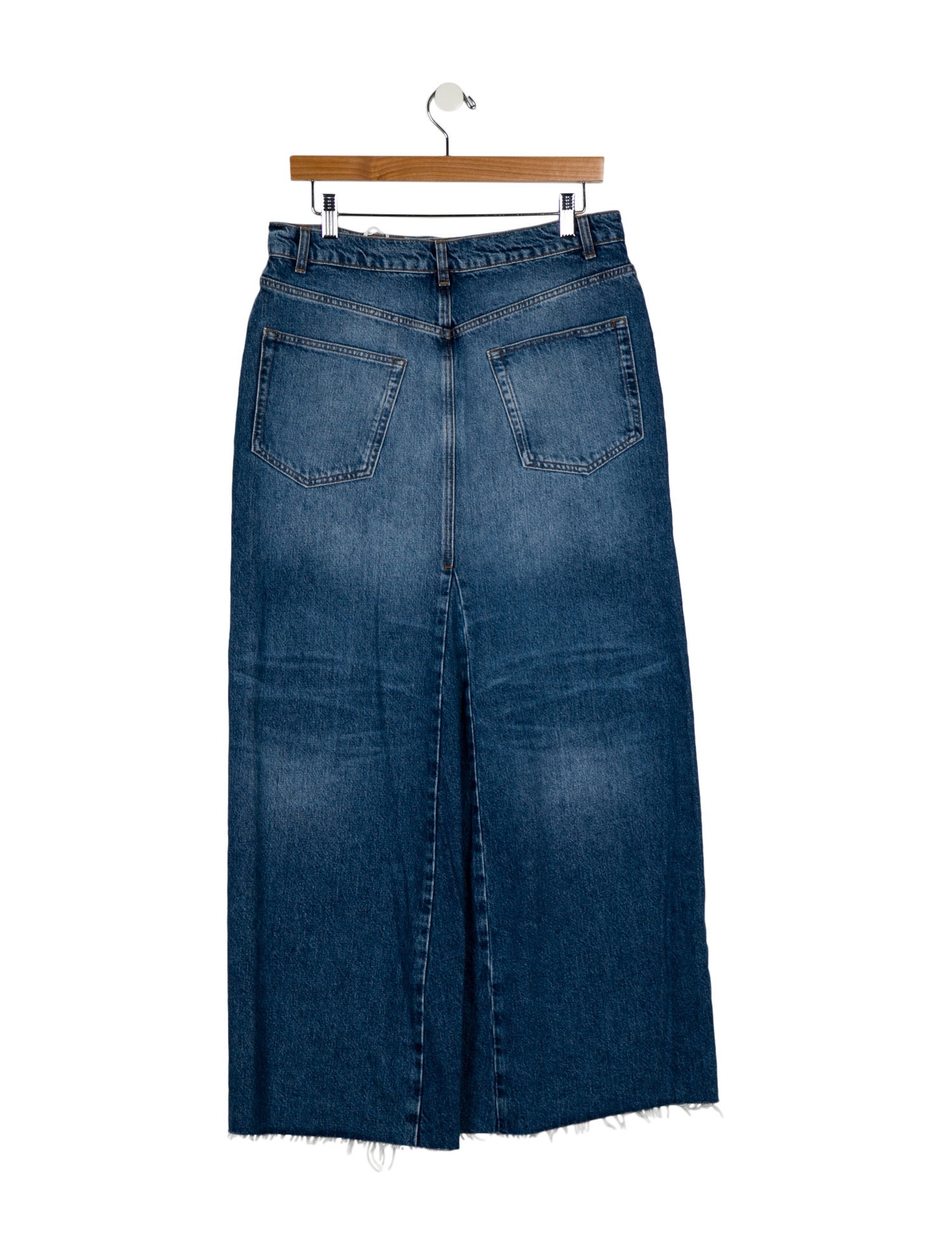 Reformation Raw-Edge Trim Midi Length Skirt w/ Tags