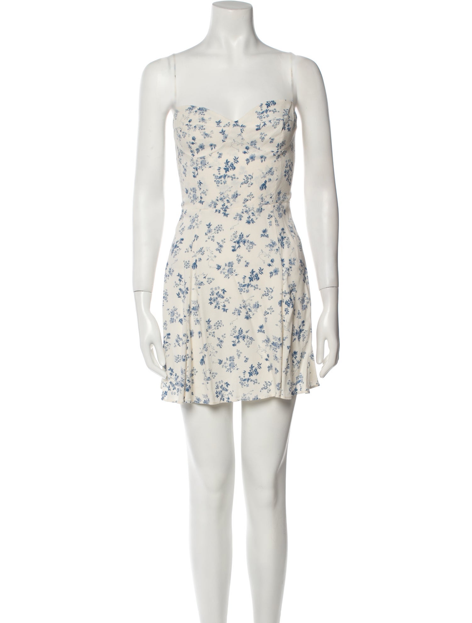 Reformation Floral Print Mini Dress