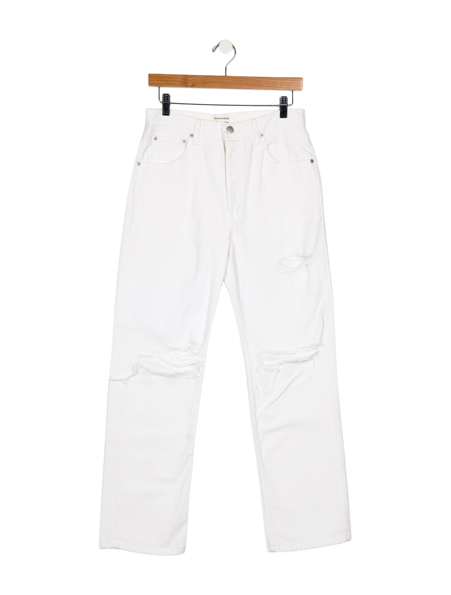 Reformation High-Rise Straight Leg Jeans