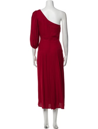 Reformation One-Shoulder Long Dress