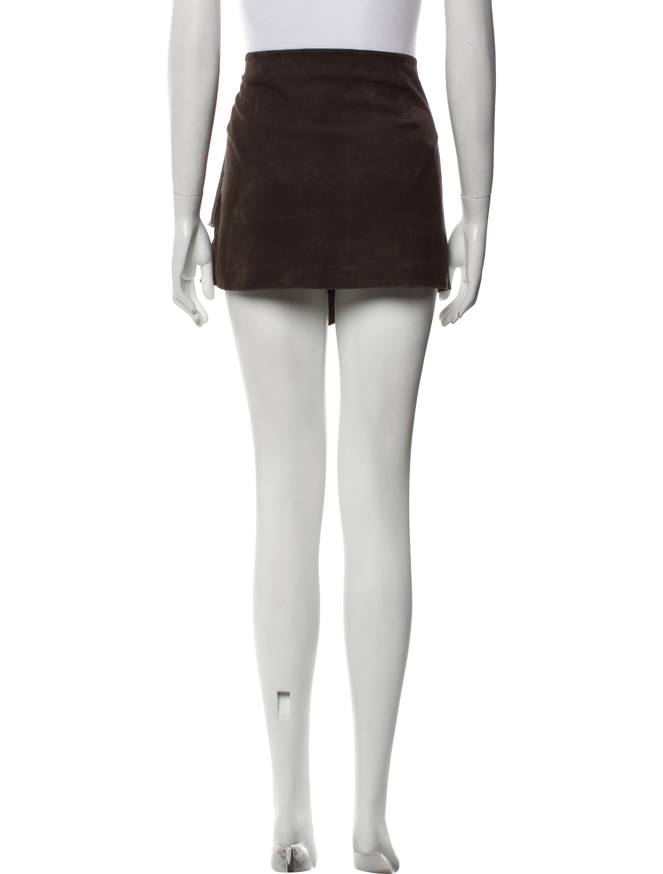 Reformation Leather Strapless Bodysuit