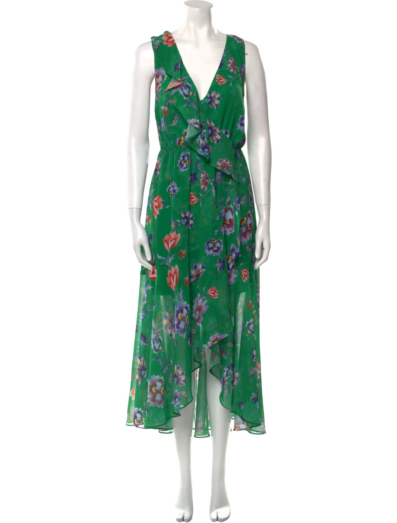 Reformation Floral Print Long Dress