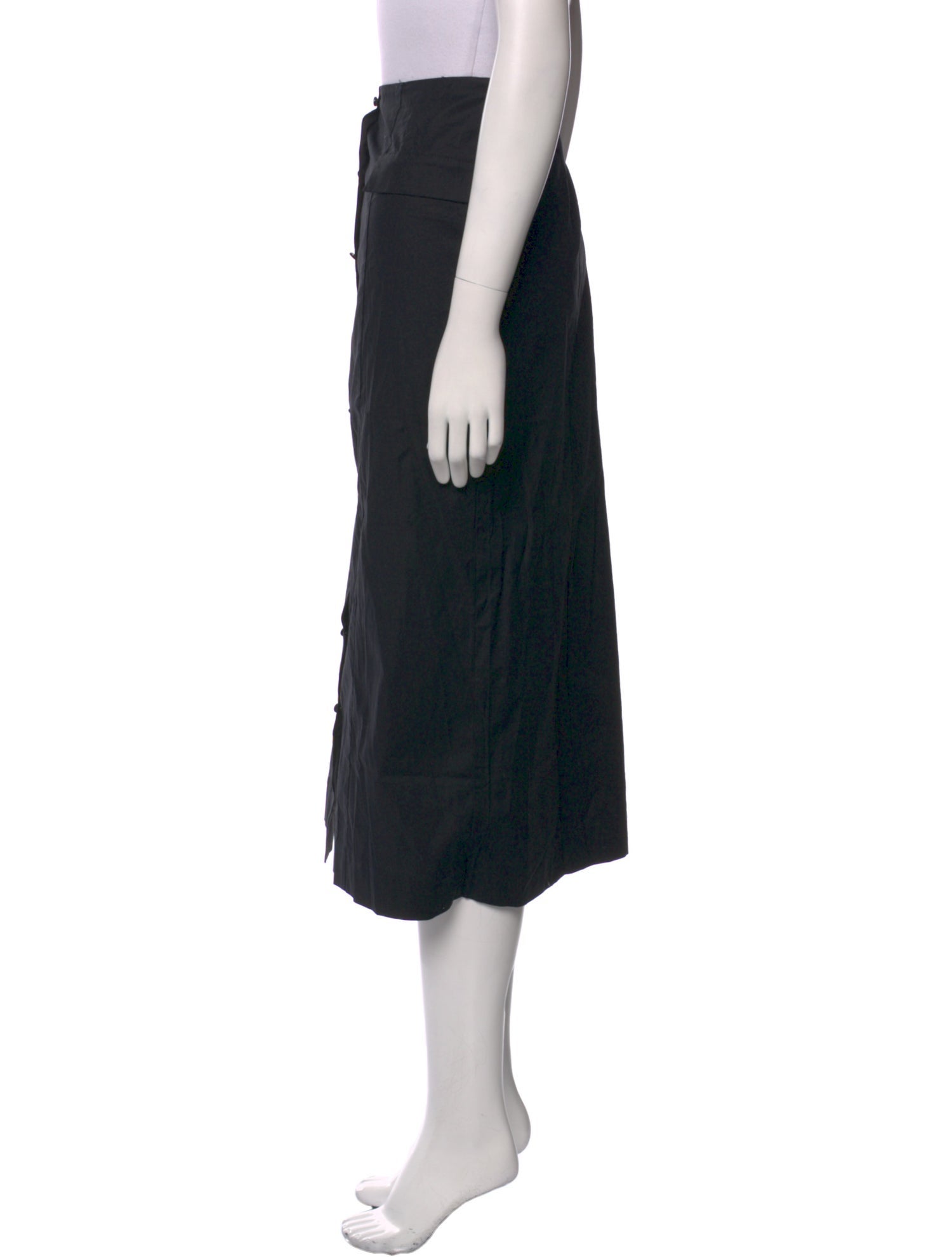 Reformation Silk Midi Length Skirt