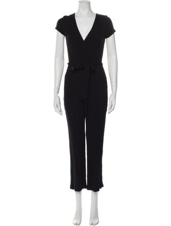 Reformation V-Neck Jumpsuit