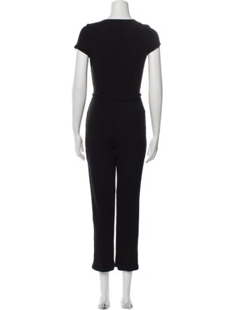 Reformation V-Neck Jumpsuit