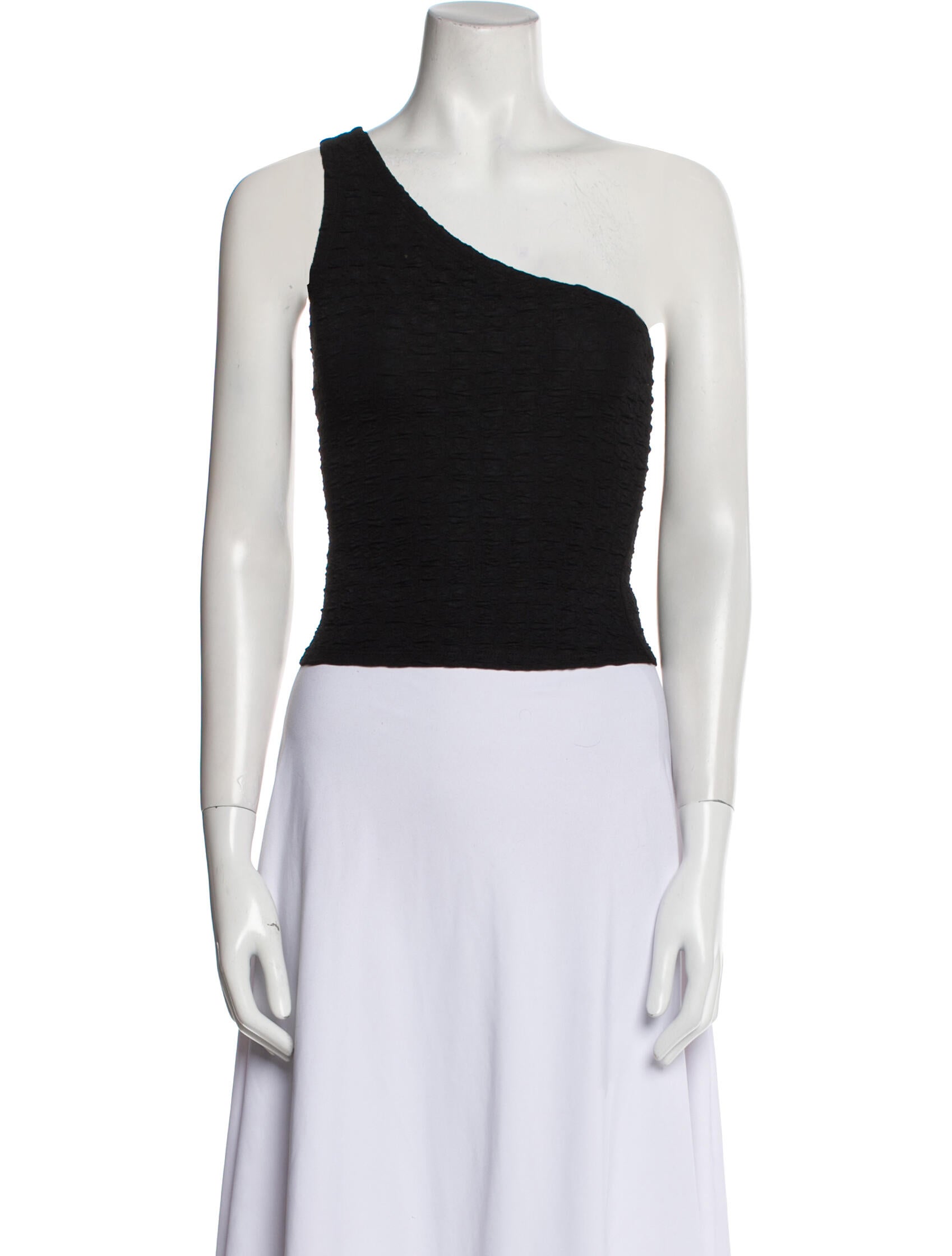 Reformation One-Shoulder Sleeveless Crop Top