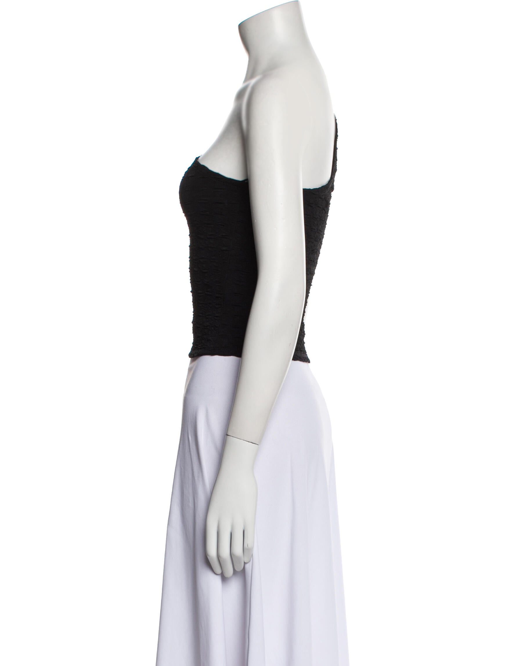 Reformation One-Shoulder Sleeveless Crop Top