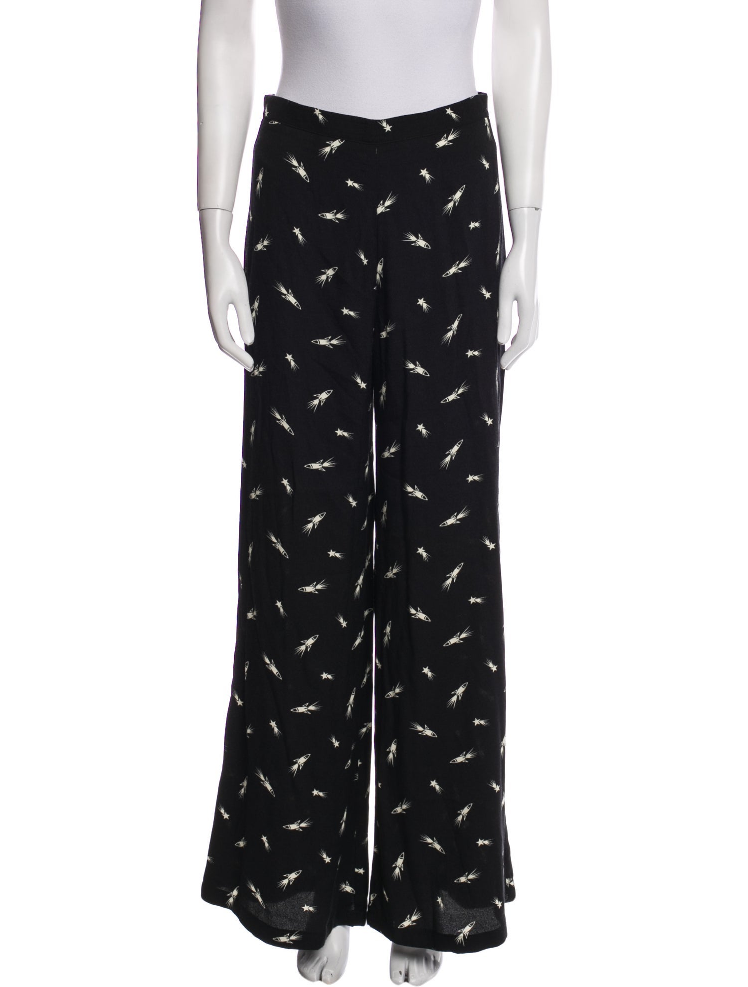 Reformation Printed Wide Leg Pants