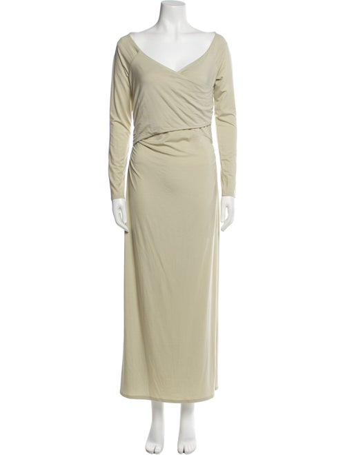 Reformation Cowl Neck Long Dress