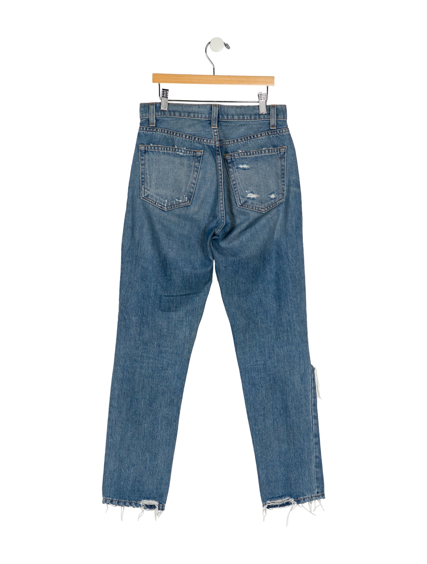 Reformation Mid-Rise Straight Leg Jeans