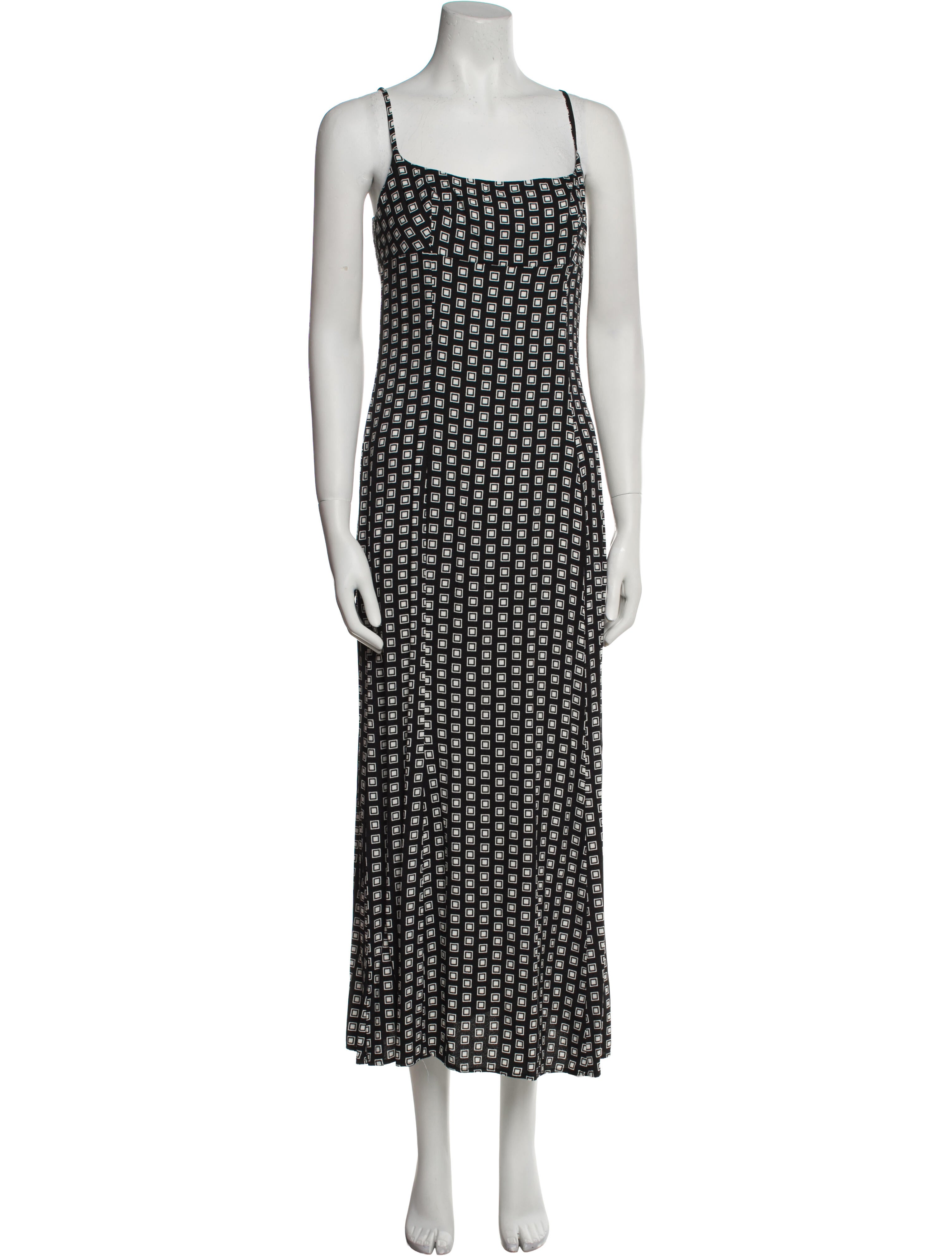 Reformation Polka Dot Print Long Dress