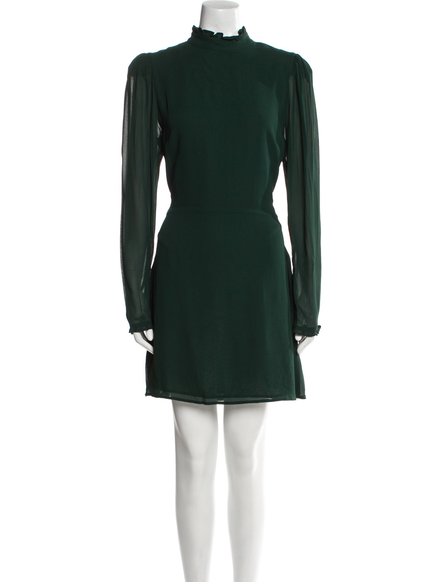 Reformation Mock Neck Mini Dress