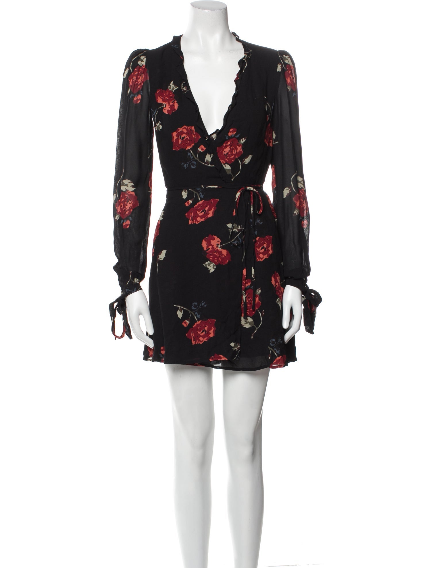 Reformation Floral Print Mini Dress