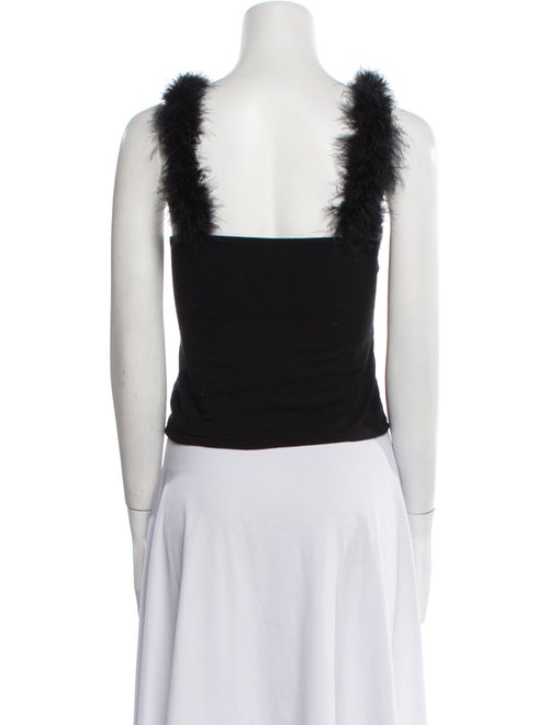 Reformation Square Neckline Sleeveless Crop Top