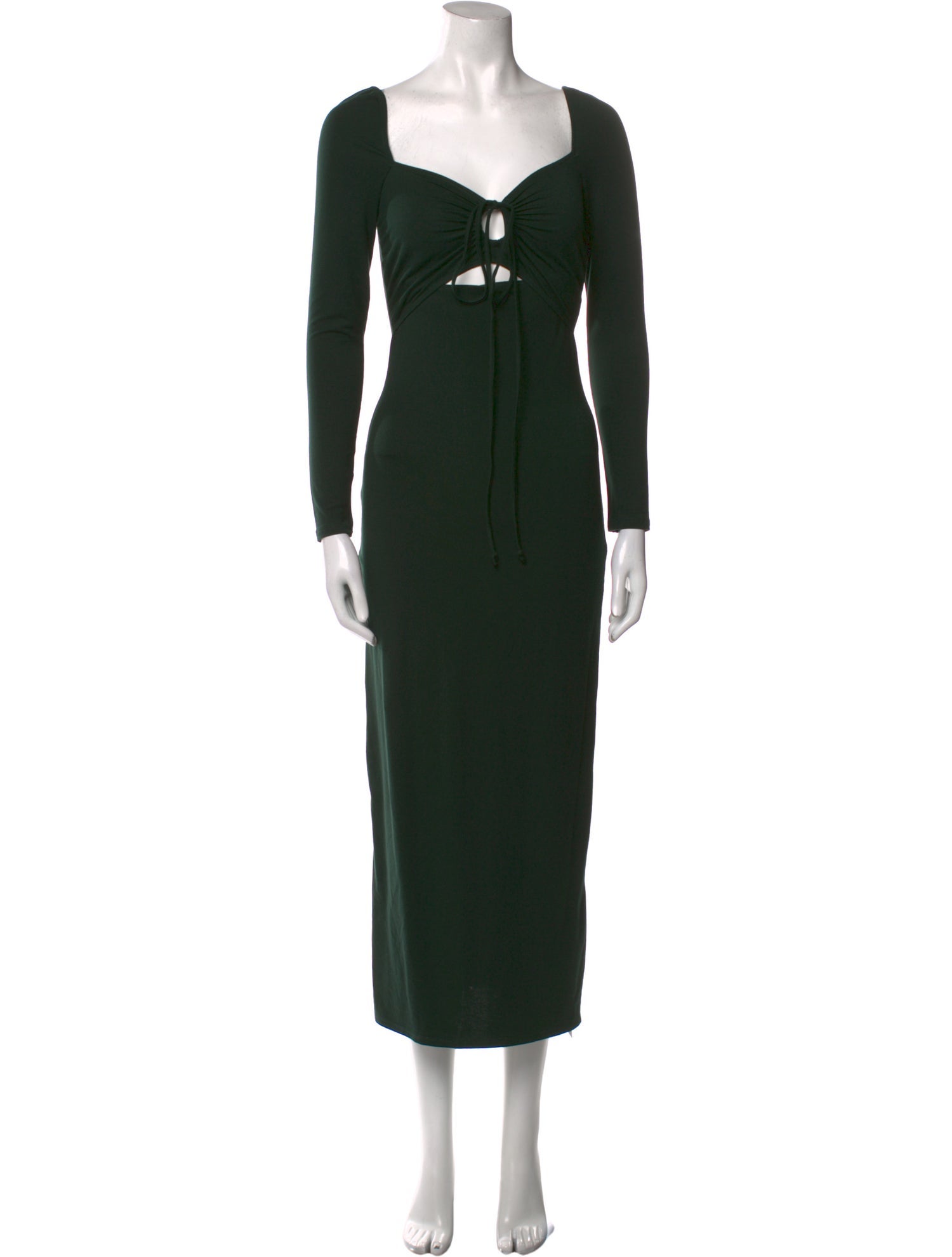 Reformation Square Neckline Long Dress