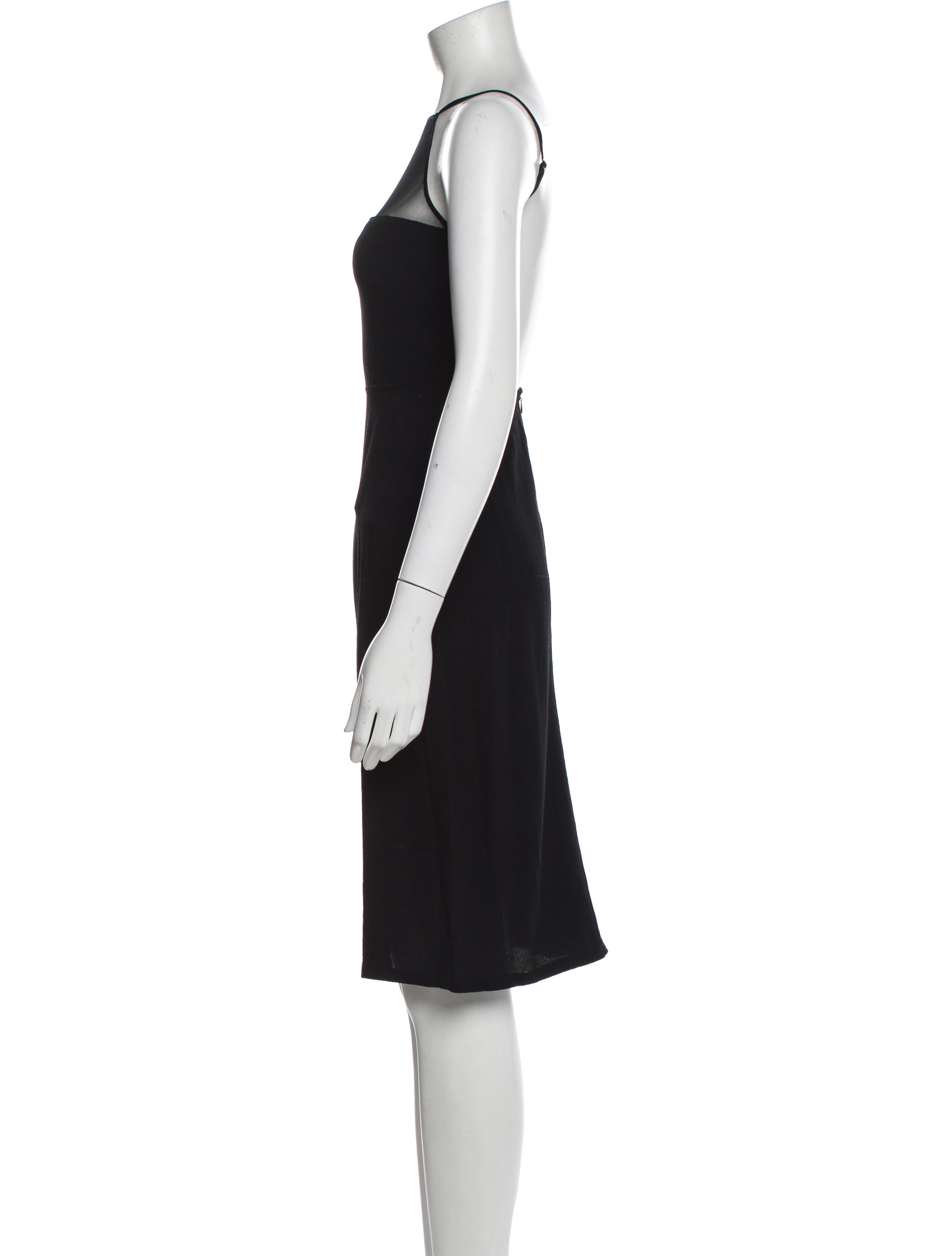 Reformation Square Neckline Knee-Length Dress