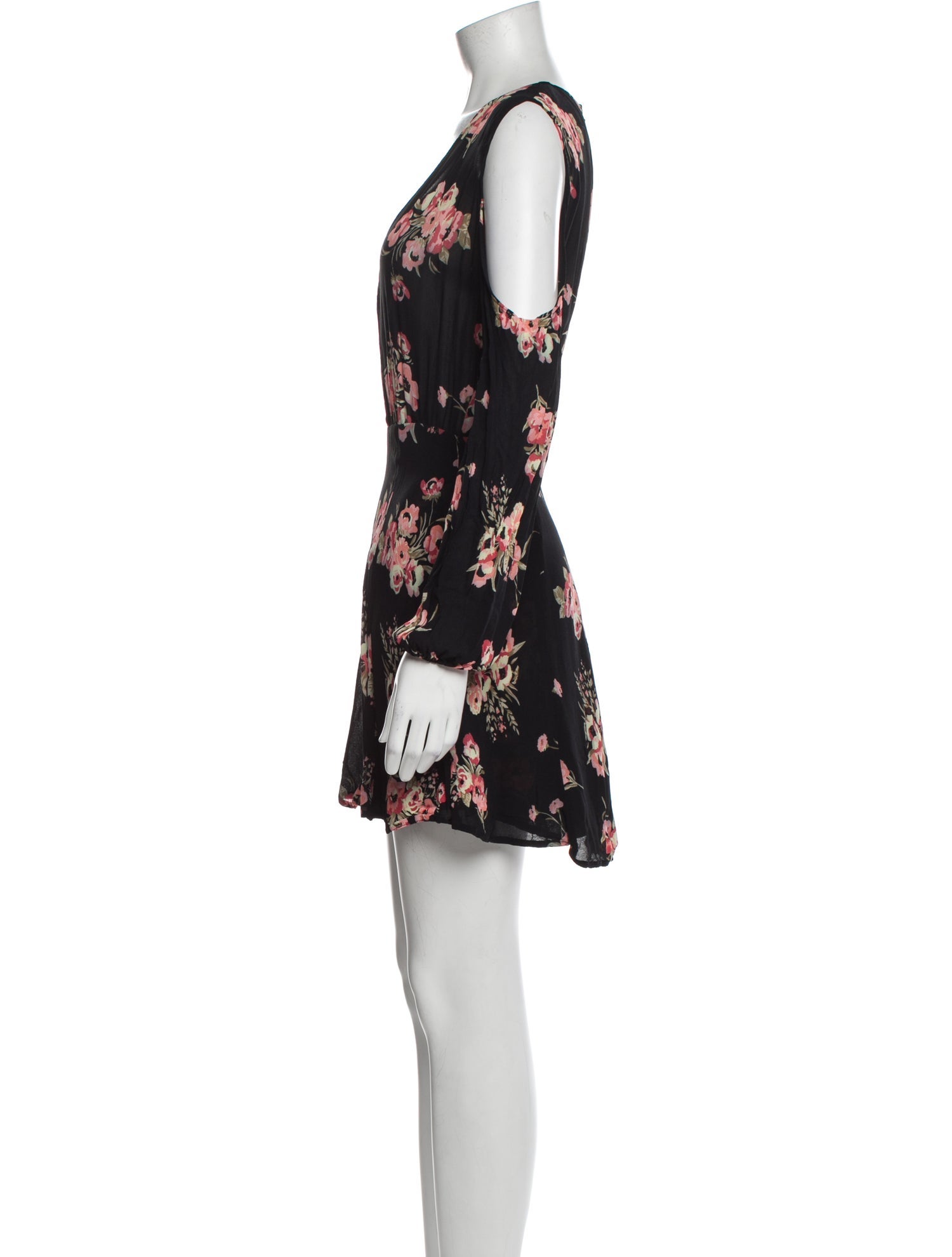 Reformation Floral Print Mini Dress