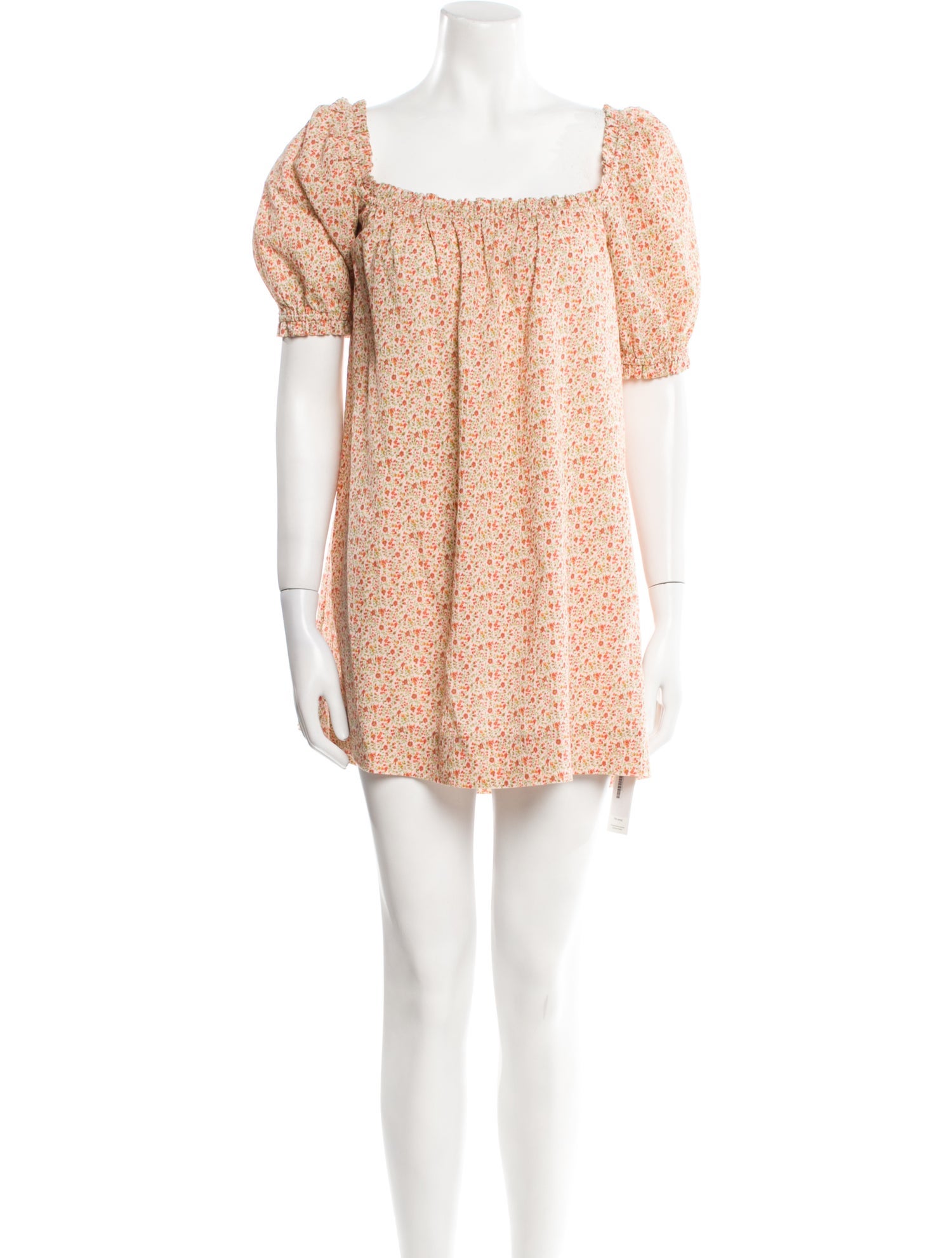 Reformation Floral Print Mini Dress