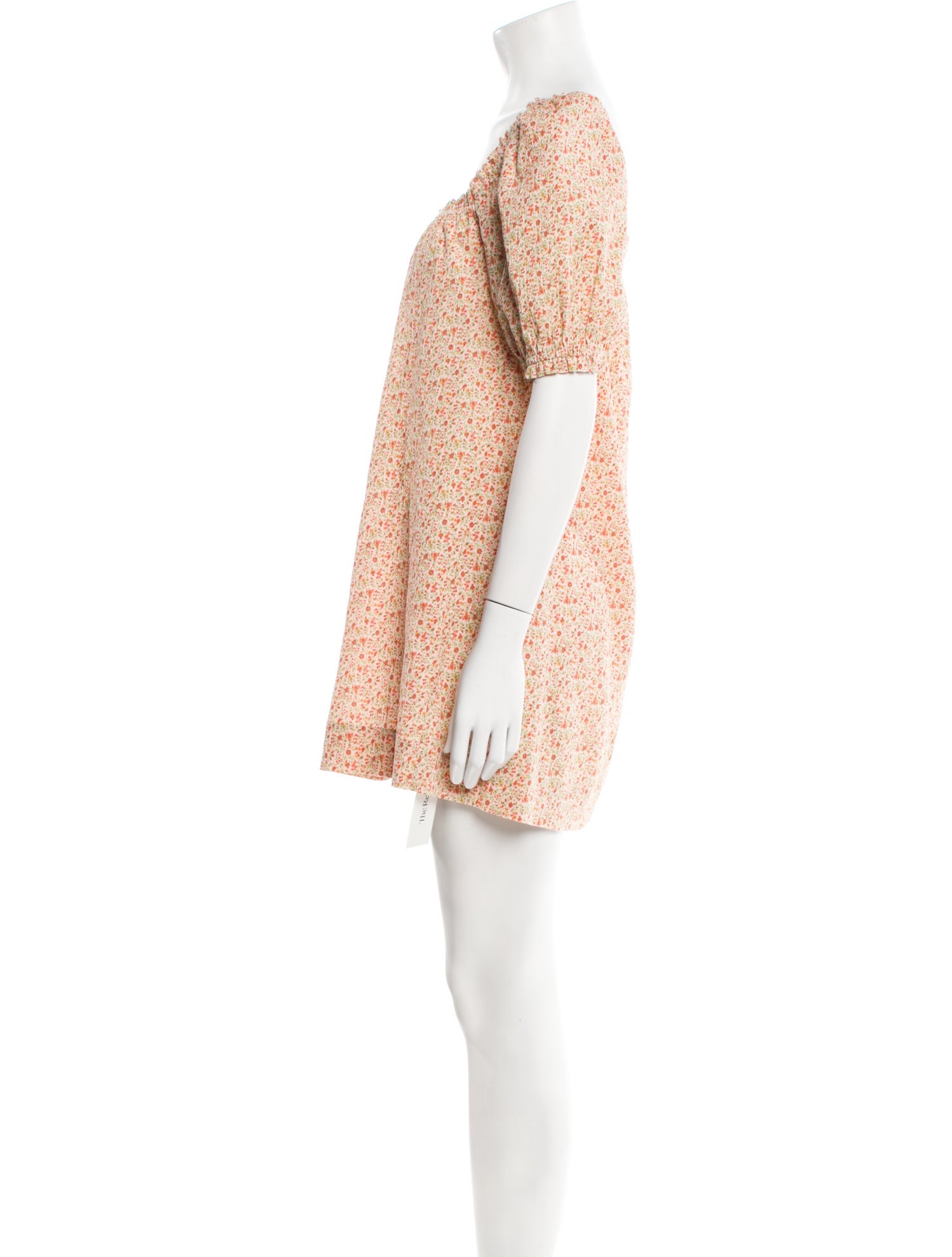 Reformation Floral Print Mini Dress