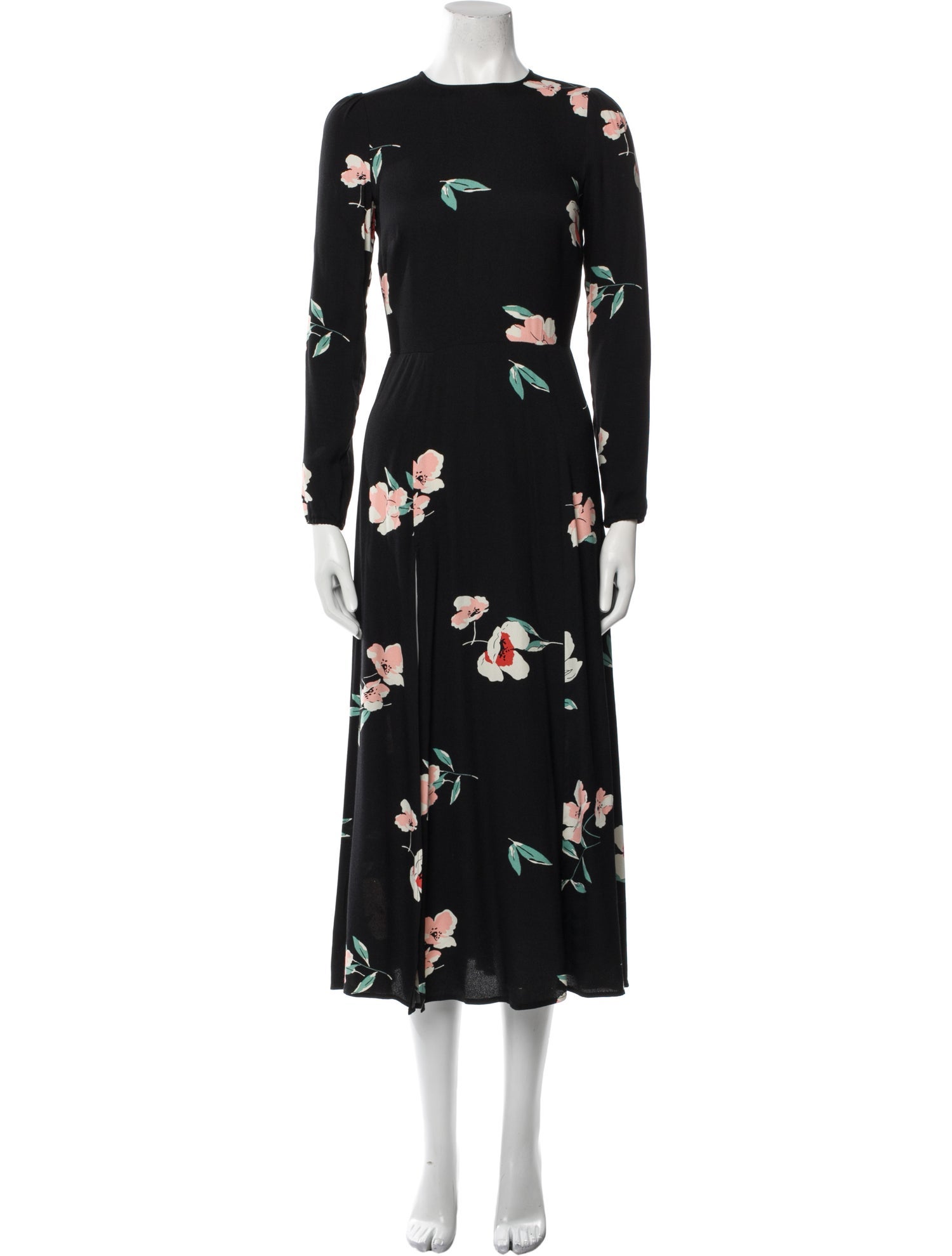 Reformation Floral Print Long Dress