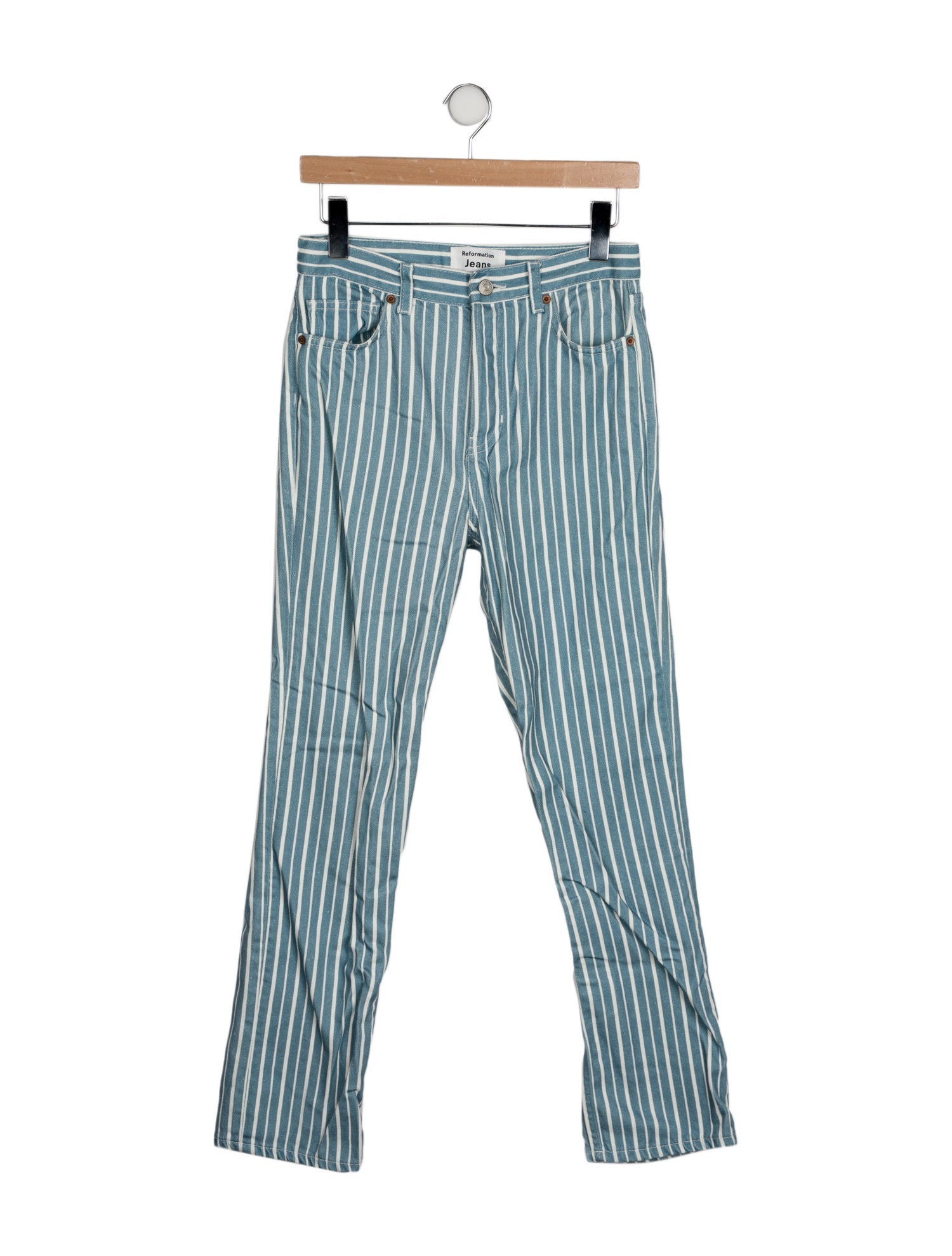 Reformation High-Rise Straight Leg Jeans