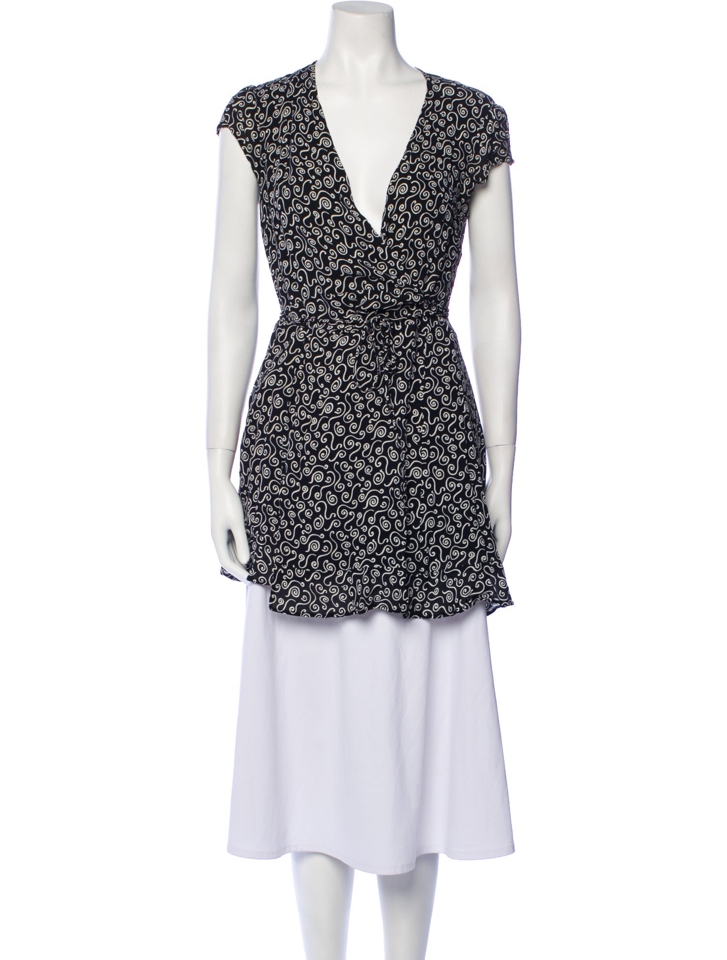 Reformation Printed V-Neck Tunic