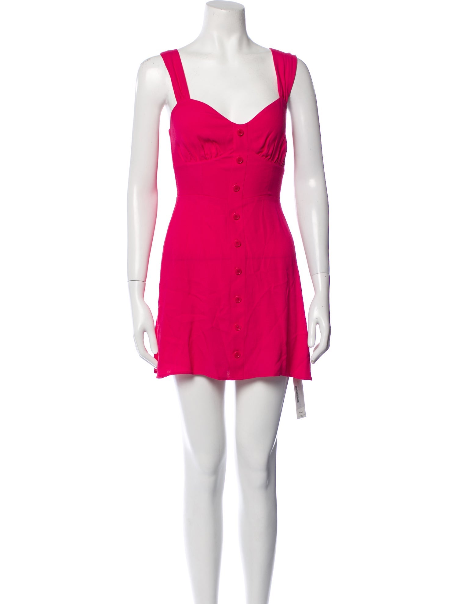 Reformation V-Neck Mini Dress