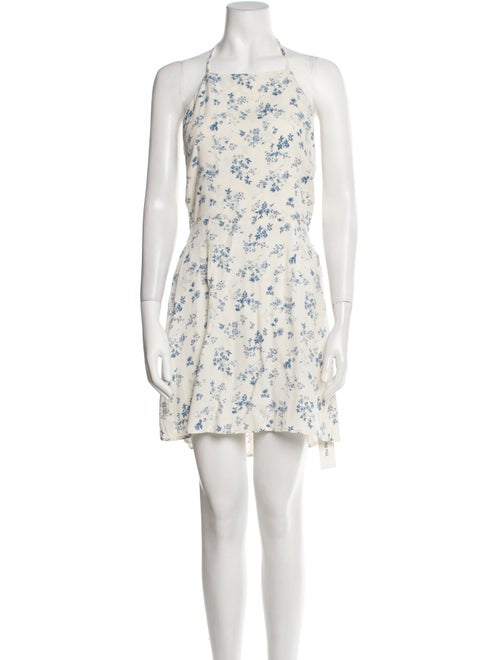 Reformation Floral Print Mini Dress