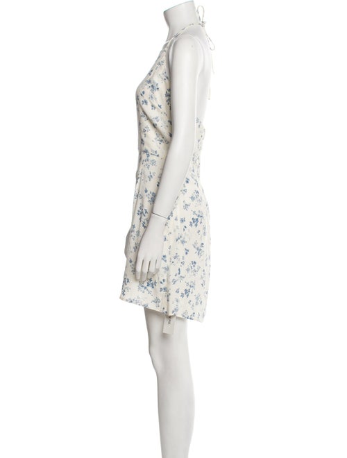 Reformation Floral Print Mini Dress