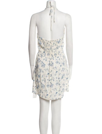 Reformation Floral Print Mini Dress