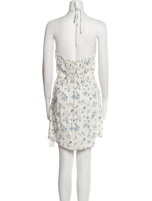 Reformation Floral Print Mini Dress