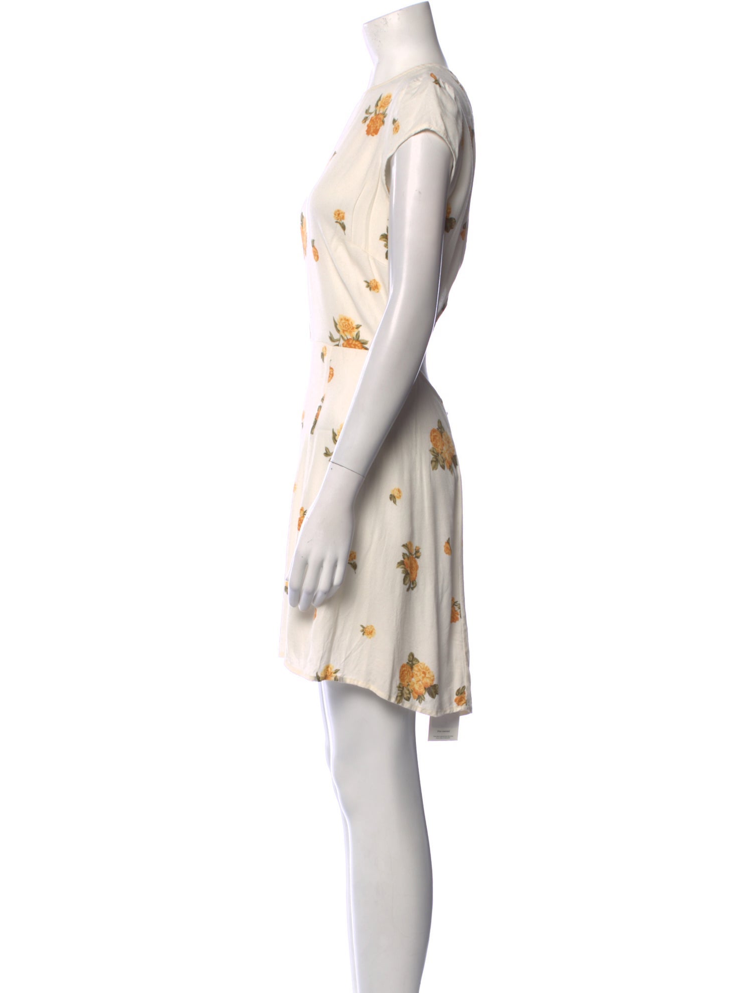 Reformation Floral Print Mini Dress