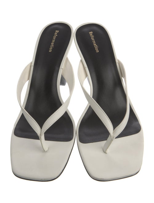 Reformation Leather Slides