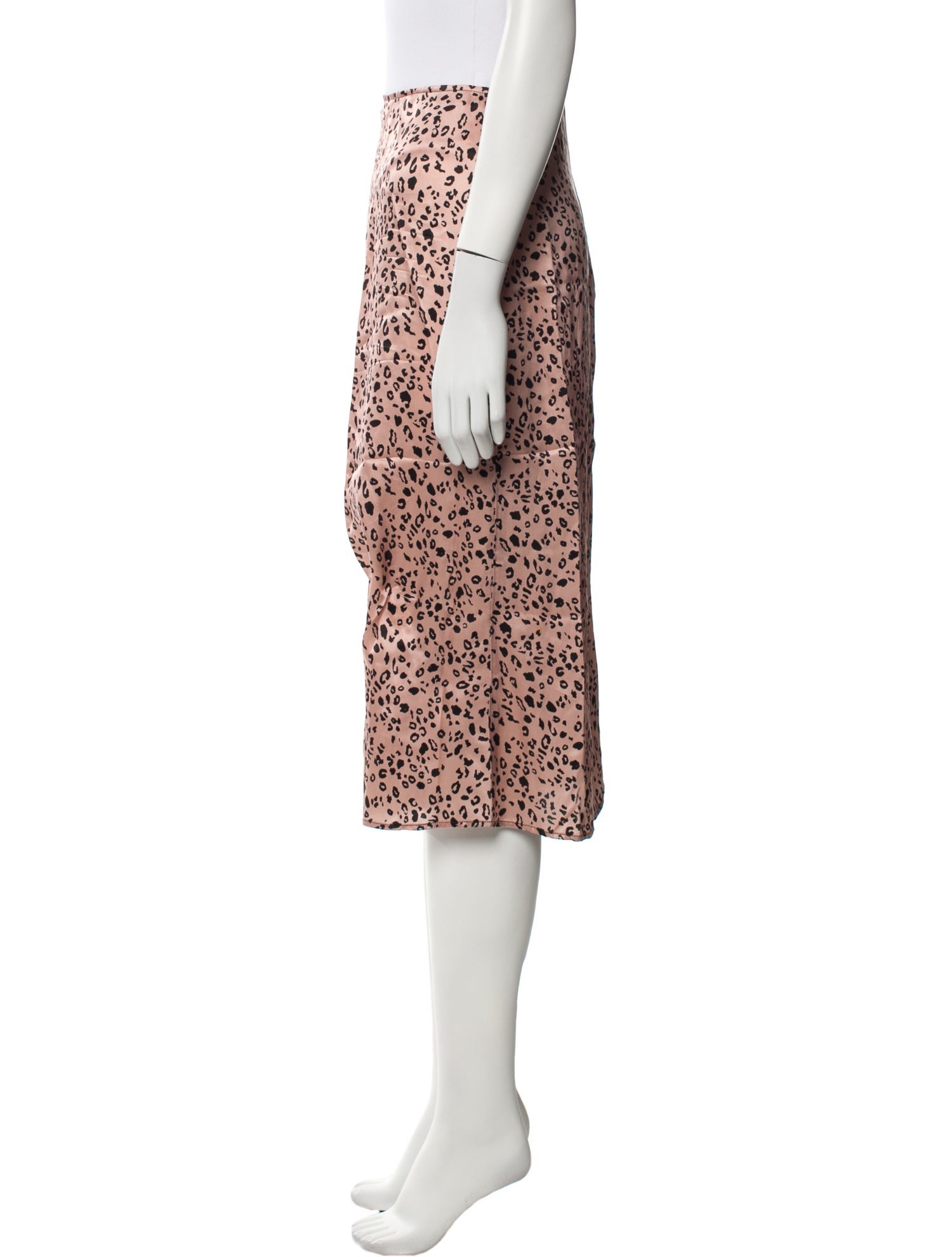 Reformation Silk Midi Length Skirt