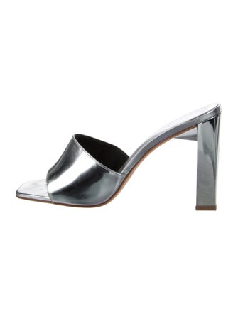 Reformation Patent Leather Slides