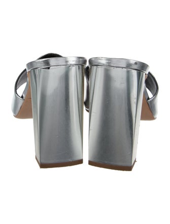 Reformation Patent Leather Slides