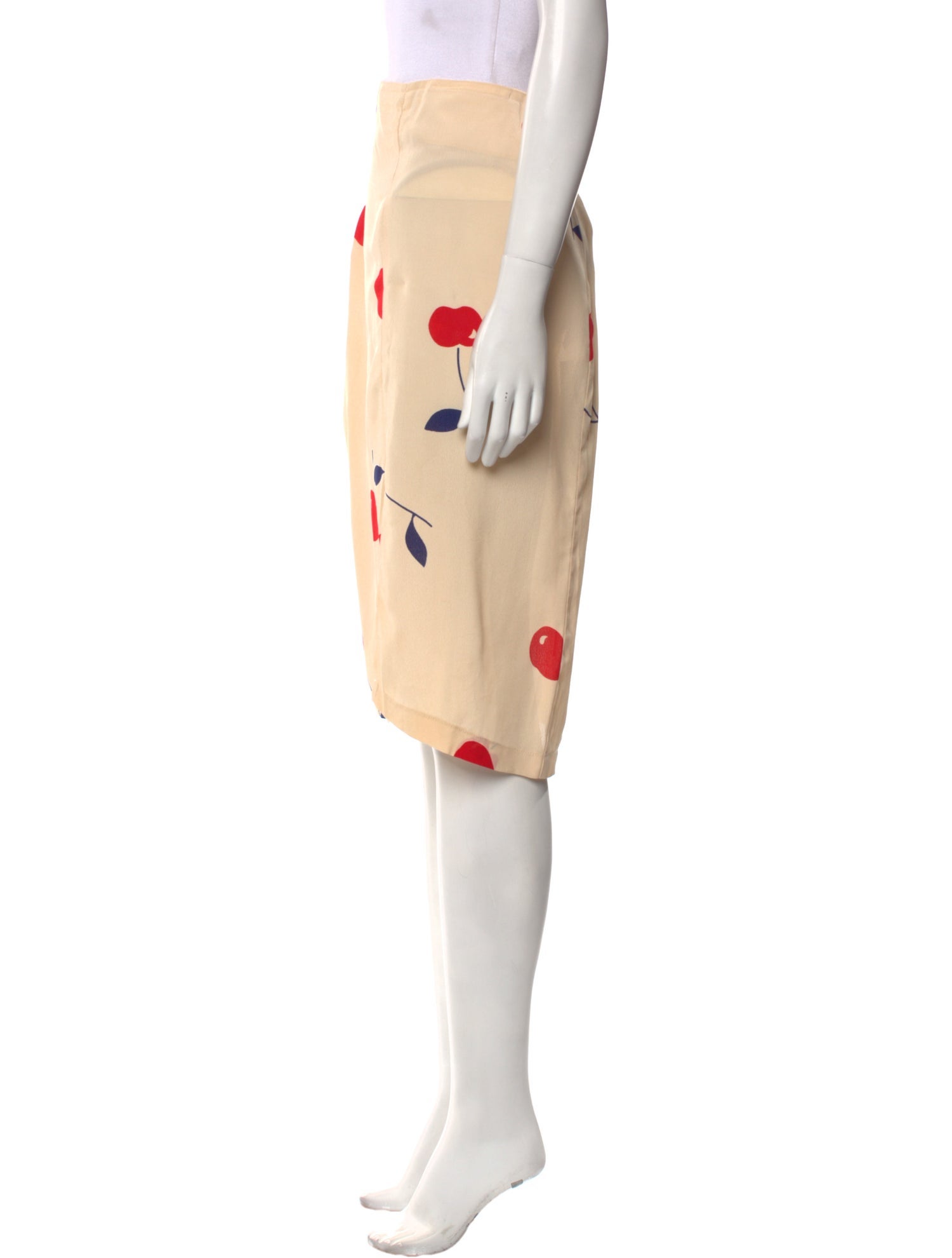 Reformation Floral Print Knee-Length Skirt